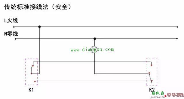 双联双控开关接线图  第3张