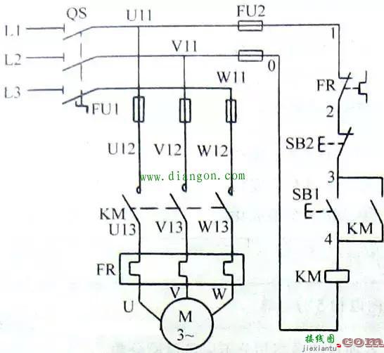 电动机正反转控制电路图大全  第3张