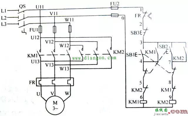 电动机正反转控制电路图大全  第9张