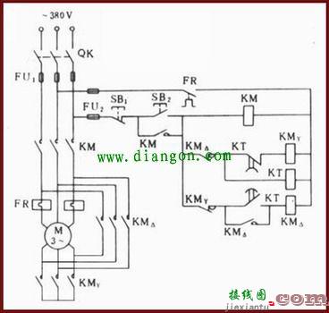 Y–D换接起动控制电路图  第1张