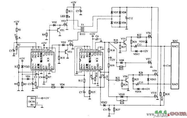 车载逆变器电路图原理  第1张