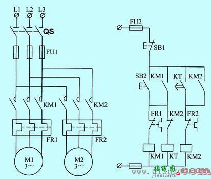 两台电动机顺序控制线路_电动机顺序控制的接线方法预警  第2张