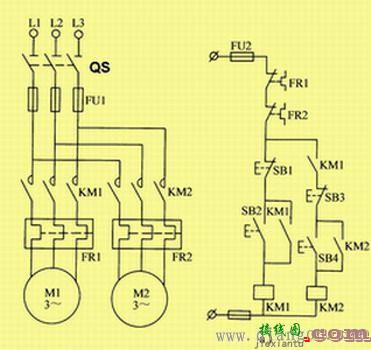 两台电动机顺序控制线路_电动机顺序控制的接线方法预警  第1张