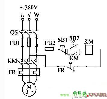 电动机连续运转电路图  第1张