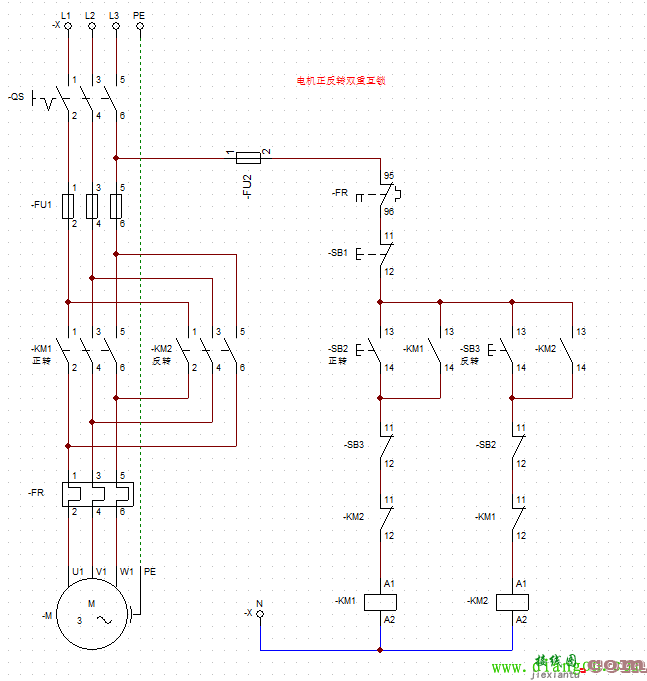 电机正反转电路图详解  第4张