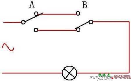 双联开关原理图_双控开关接线图_两位双控开关接线图  第2张