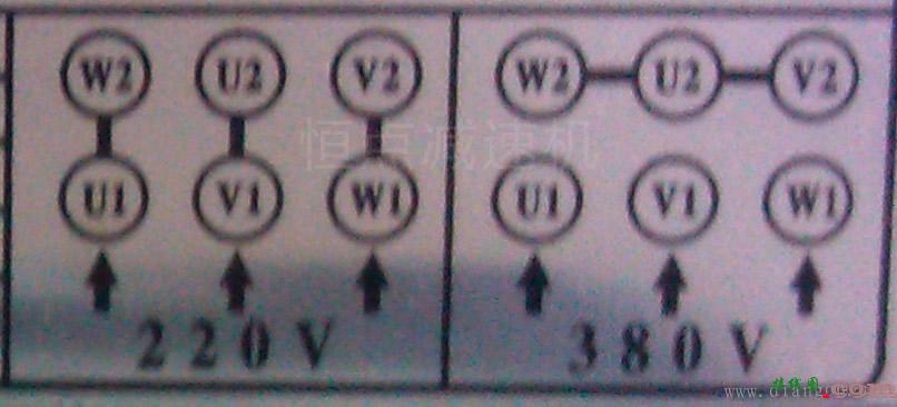三相电机接线图实物图  第2张