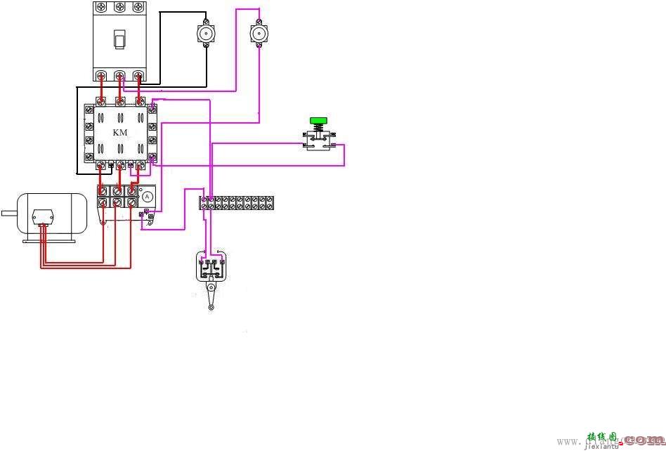 简易行程开关接线图  第2张