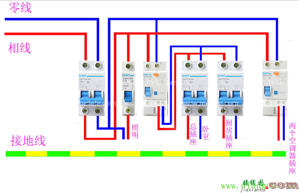 空开接线图  第1张