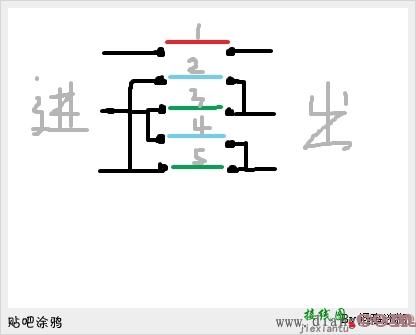 倒顺开关接线图  第4张