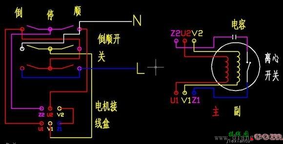 倒顺开关接线图  第3张