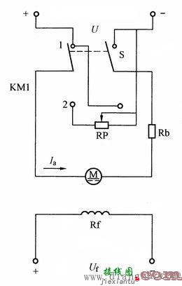直流电动机反接制动电路接线图  第1张