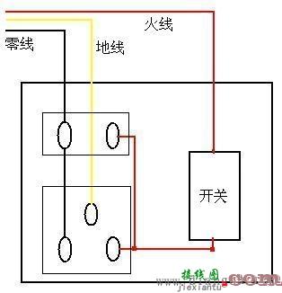 插座开关接线图_一开5孔插座接线图  第4张