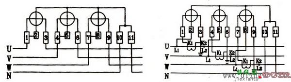 单相电表接线图和三相四线电表接线图解  第3张