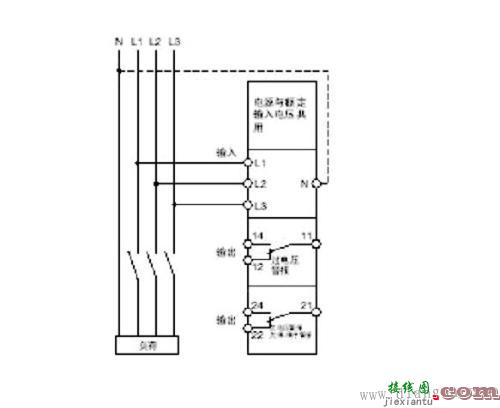 相序继电器接线图  第4张