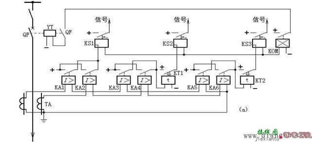 三段式电流保护接线图  第1张