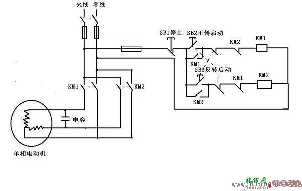 220v电机正反转接线图  第3张