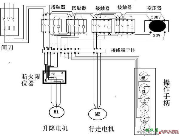 电动葫芦控制原理图  第1张