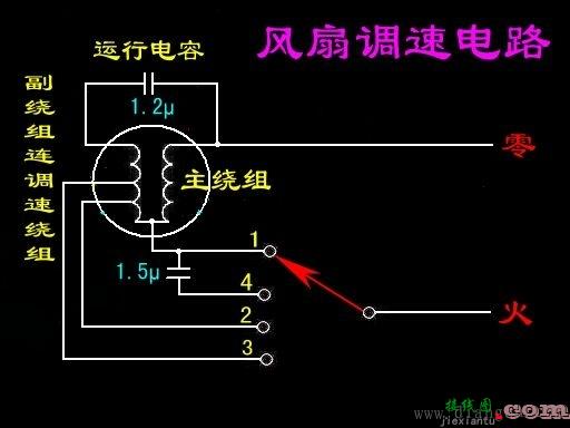 吊扇接线图_吊扇调速器接线图_吊扇电容接线图  第2张