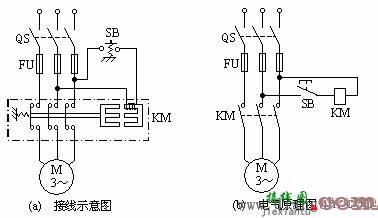 电动机点动控制电路与长动控制电路原理图解  第1张