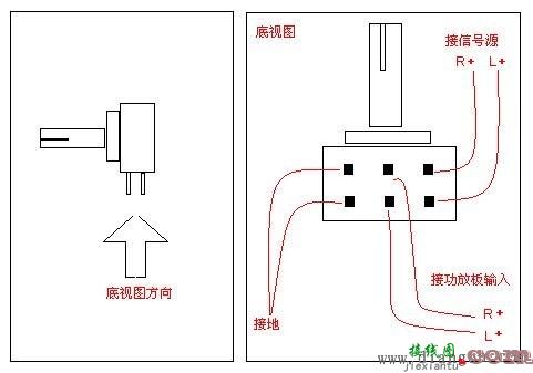 双联电位器接线图  第1张