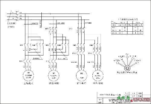 普通铣床的电路图  第1张