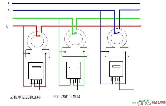 配电柜上电流表与互感器的接线图  第3张