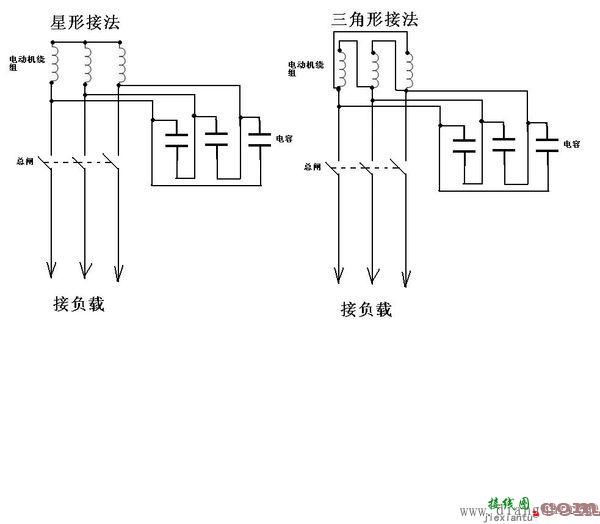 电动机改造成发电机的接线图  第1张