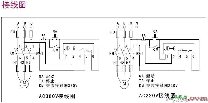 德力西电动机综合保护器接线图  第1张