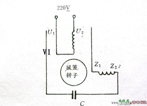 220v电动机正反转接线图  第1张