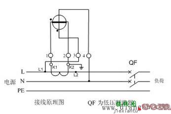 单相有功电度表接线图  第3张