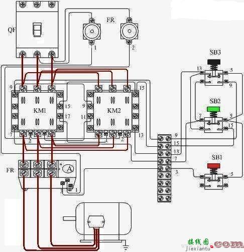 搅拌机接触器接线图  第1张