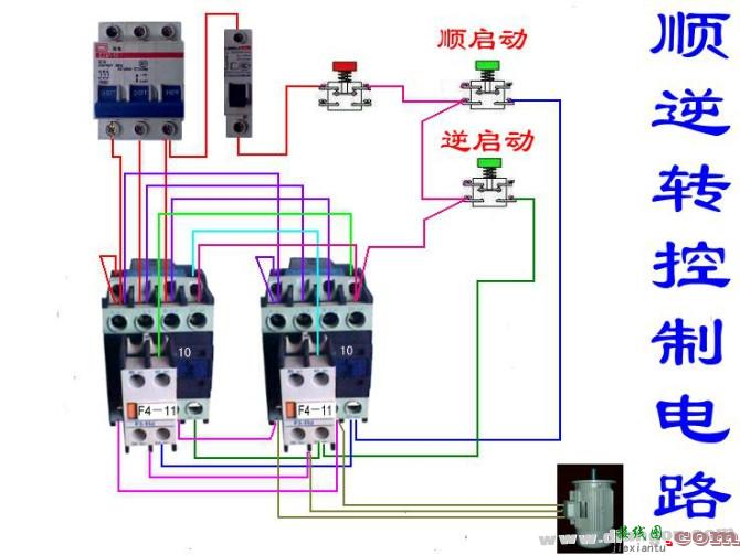 继电器控制电路原理图和接线图大全  第3张