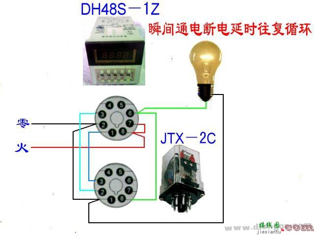 继电器控制电路原理图和接线图大全  第9张