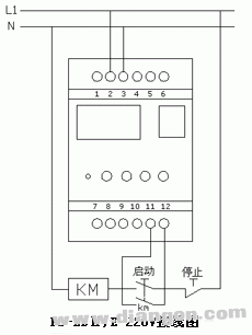 继电器控制电路原理图和接线图大全  第18张