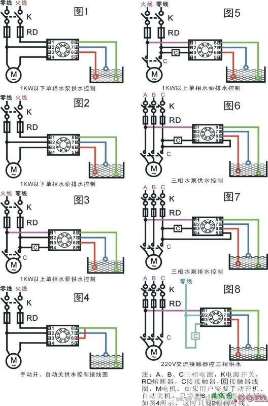 继电器控制电路原理图和接线图大全  第21张