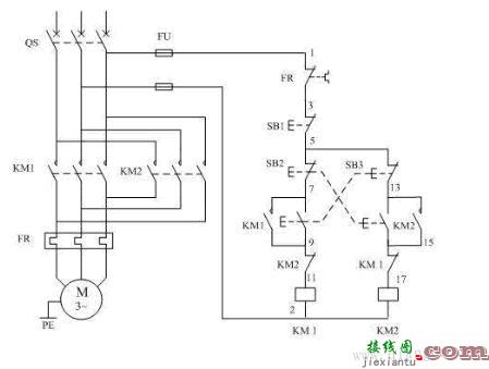 双重互锁正反转接线图  第1张