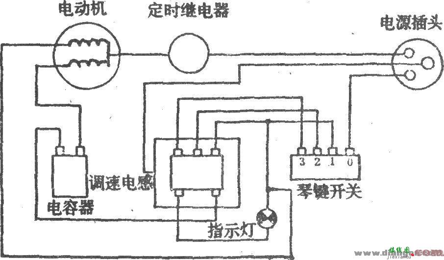 电风扇电路图  第1张