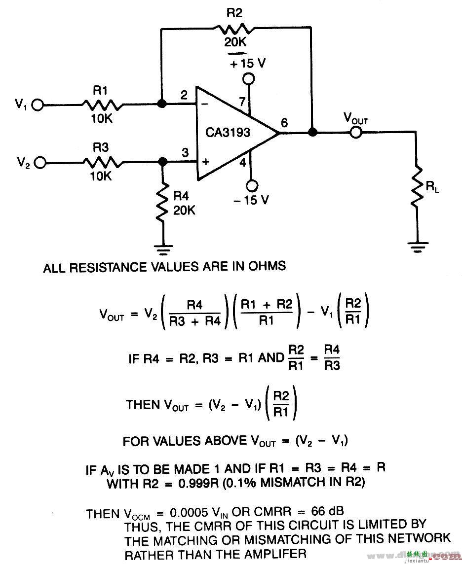 差动放大器电路图  第1张