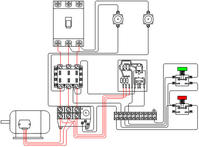 电动机自锁线路实物接线图  第1张