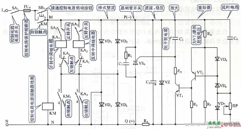 双向晶闸管电动机控制电路图  第2张