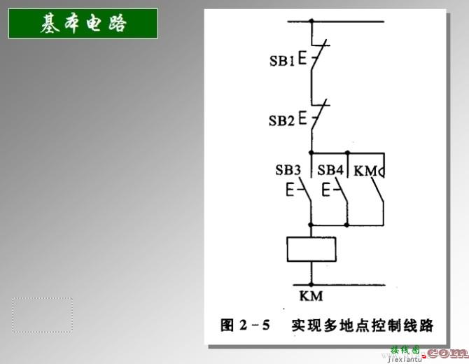 三相电动机单向运行控制线路  第4张