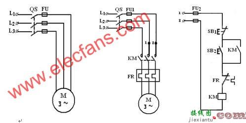 电动机刀开关控制线路  第1张