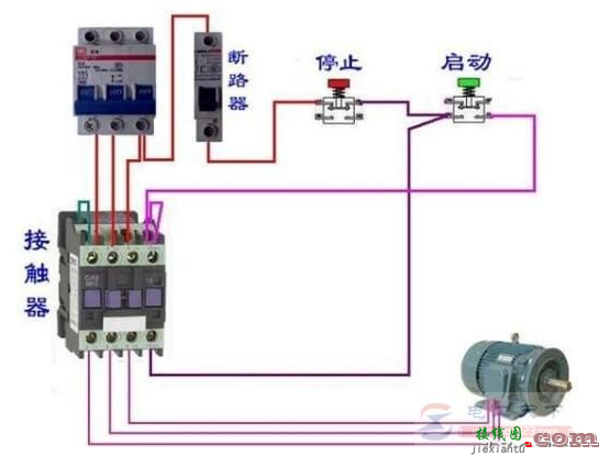 连接交流接触器控制线的方法  第1张