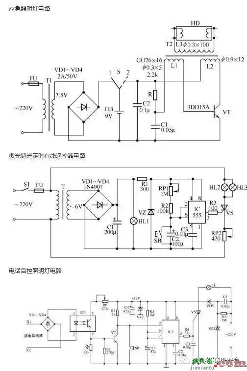 常见照明控制线路原理图介绍  第19张