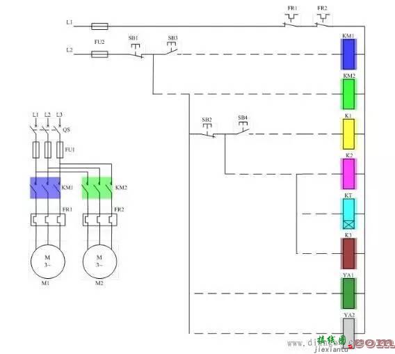 电气原理及其中的电器元件布局图详解  第1张