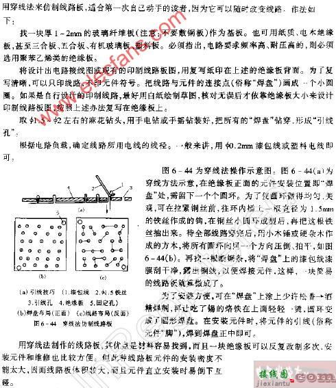 穿线法仿制线路板  第1张