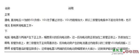 继电器驱动电路中二极管保护电路及故障处理  第2张