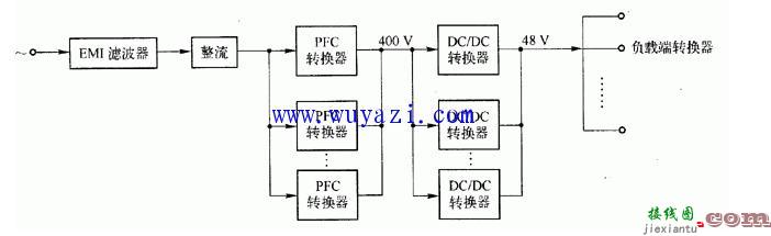 分布式供电电源系统的原理电路图  第1张