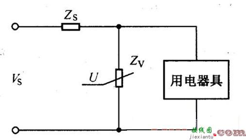 压敏电阻器的阻抗原理电路图  第1张